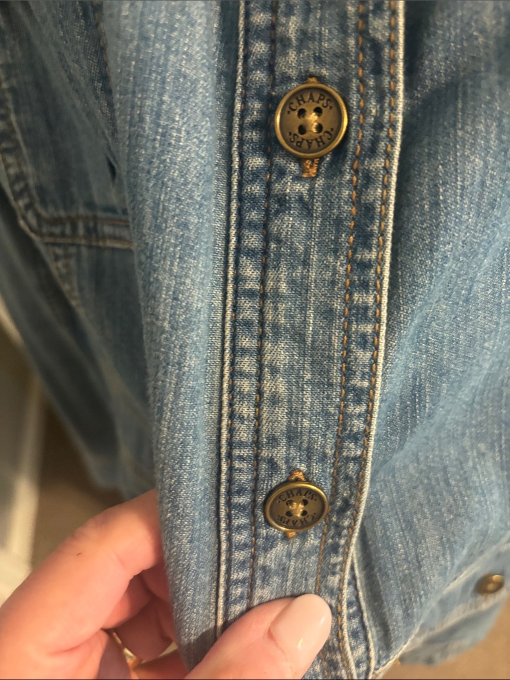 Ralph Lauren Chaps Denim Lightweight Jacket - Picture 5 of 7